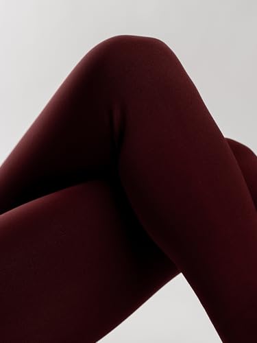 Image of Theater Fur Opaque Stockings for Women | Fleece Lined Free Size Full Length Stretchable and Warm Tights with Soft Comfortable Waistband