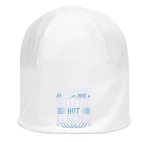 Slouch bonnet blanc en coton fin pour en finir avec les bonnets irritants au style banal