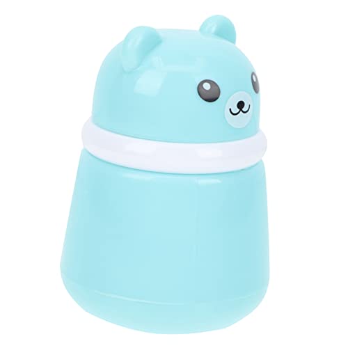 Gatuida Infant Grooming Kit Bath Powder Box Cartoon Bear Design Kit Powder Container for Newborn