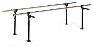 Floor Mounted Height and Width Adjustable Parallel Bars, 12ft Parallel bar: 12