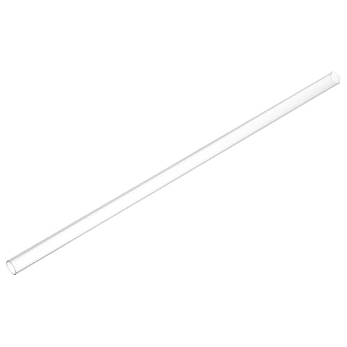 Image of uxcell Clear Rigid Tubing 9mm(0.35 inch) ID x 11mm(0.43 inch) OD x 1Ft Length Round Plastic Polycarbonate Tube