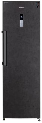 INFINITON Frigorifico Una Puerta CL-A185N, 375 Litros, 185 cm de Altura, No Frost, Fast Cooling, Iluminación LED, E, Negro