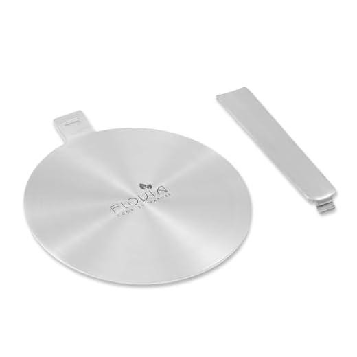 9.45inch Stainless Steel Induction Adapter Plate Heat Diffuser for Induction Electric Gas Glass Cooktop