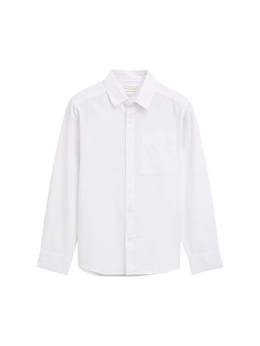 Chemise garçon blanc Tom Tailor 176 anti-irritation pour cérémonie et école