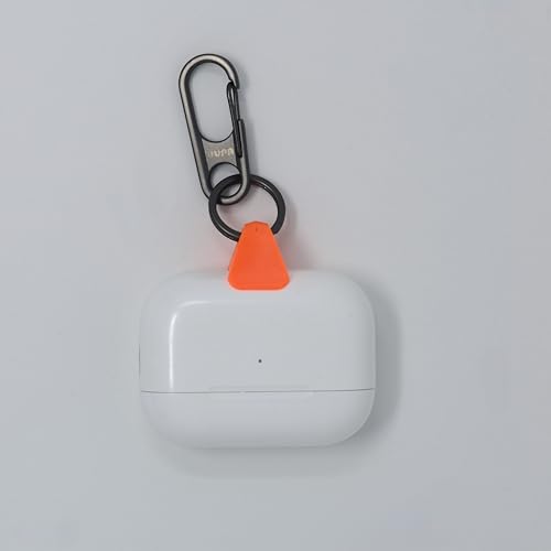 Ancre pour AirPods Apple JURA antichoc et anti-perte avec mousqueton gris - 2