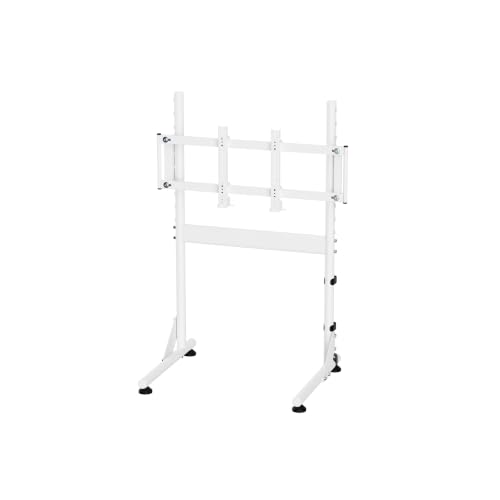 OPLITE NitroKart Monitor Stand V2 Support TV Écran Jusqu'à 55" White
