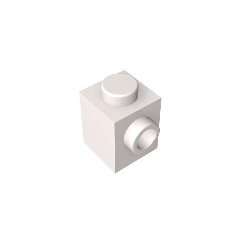 XYEIUGO Compatible with LEGO Bricks 87087 Brick Special 1x1, White, 50 PCS — image 1