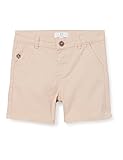 Short beige para bebé niño, de sarga de algodón con gran elasticidad, para un mayor confort y libertad de movimientos