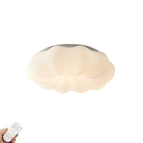 Lampe à plafond LED nordique blanche pour chambre d'enfants design ring 45cm