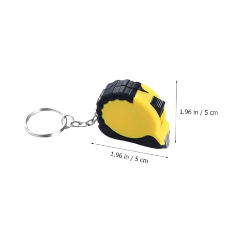 Set de 10 cintas métricas retractiles para llavero miniatura 2