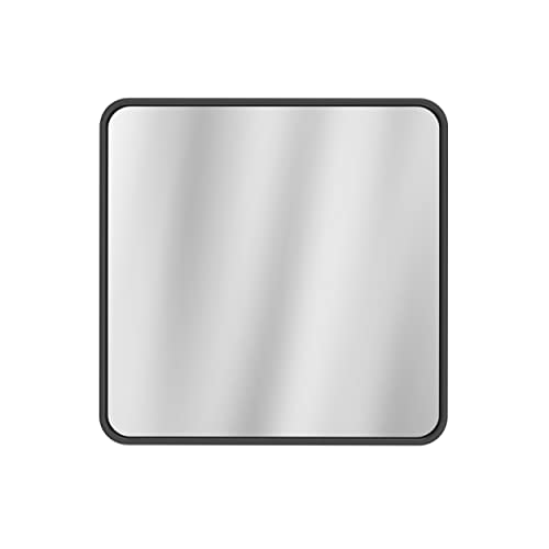 24"*24" Black Bathroom Mirrors For Wall,Bathroom Vanity Mirror,Square Mirrors,Rectangle Mirror For Bathroom,Bedroom, Entryway, Living Room,Modern Wall Decor #TOP7
