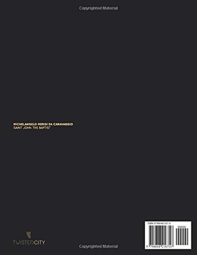 Caravaggio LARGE Notebook #8: Michelangelo Merisi da Caravaggio Notebook College Ruled to Write in 8.5x11" LARGE 100 Lined Pages - Image 2