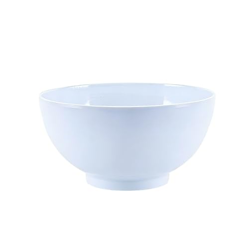 LEDON Melamine Rice Bowl 12.5cm White – BPA Free Unbreakable Cereal Soup Bowl, Lightweight Stackable Serving Bowl for Pasta, Salad, Snacks & Everyday Kitchen Use (1)
