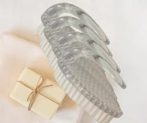 Fingernail Brushes for Cleaning Under Nails. Hygiene - Clear Plastic Nail scrubbing Cleaning Brush, Gentle Exfoliation, Durable, Hand & Foot Care, with a Handle for Easy Grip. Travel-Size .Pack of 4