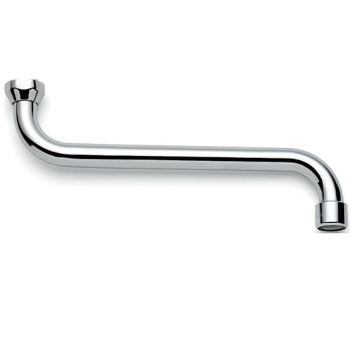 Schläfer 400314 | Bec de Rechange Pivotant en S pour Robinet Mural Cuisine, Longueur 25 cm, Raccord 3/4