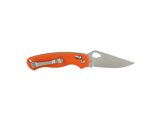 Ganzo G729-OR Folding Pocket Knife 440C Stainless Steel Blade G10 Anti-Slip Handle with Clip Hunting Fishing Camping Folder Outdoor EDC Utility Folding Knife (Orange)