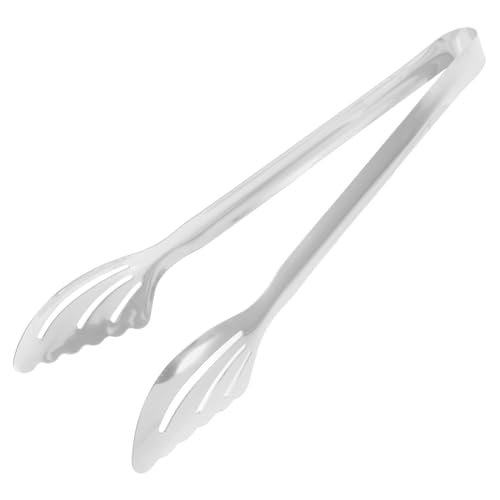 BIUDECO Pinzas para Cocina Inoxidable Resistentes Antideslizantes para Barbacoa y Buffet Pinzas Largas para Pan Ensaladas y Carnes Herramienta Multifuncional para Servir