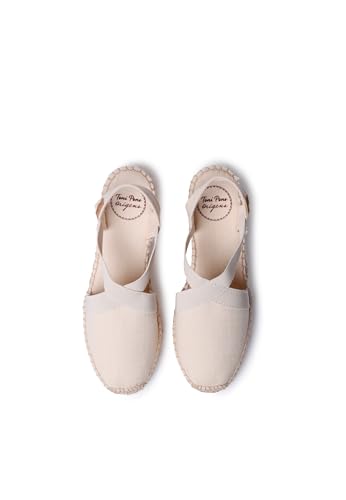 Image of Toni Pons - VERONA - Women's flat vegan espadrilles with elastics
