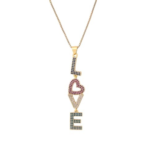 Collier pendentif lettre d'amour à porter au quotidien avec élégance