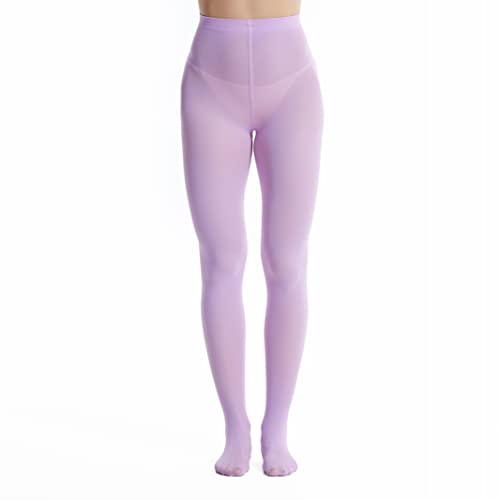 Image of Frola Semi Opaque Tights for Women 40 Denier Matte Solid Color Pantyhose Soft Stockings Nylons Under Dress