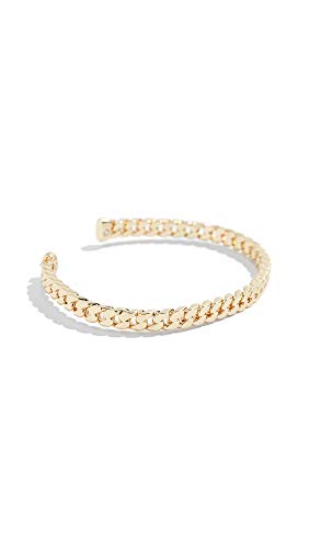 SHASHI Women's Chain Cuff Bracelet, Gold, One Size SHASHI Women's Chain Cuff Bracelet, Gold, One Size