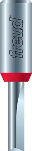 Image of Freud 12-520: 10 (Dia.) Double Flute Straight Bit with 1 /2 inch Shank, 2-3 /4 inch Overall Length