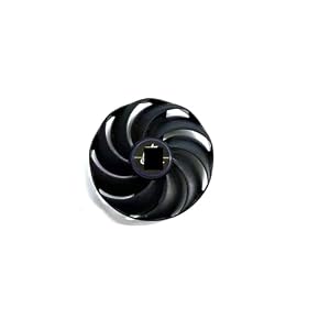 FANFAOZ 87MM 6PIN CF9010H12D FDC10H12D9-C für Sapphire für Nitro+ für AMD für Radeon RX 6600 XT Grafikkarte(Brown)