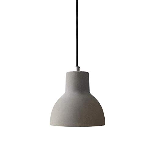 Lámpara colgante de hormigón para techos altos con cable de 100cm 3