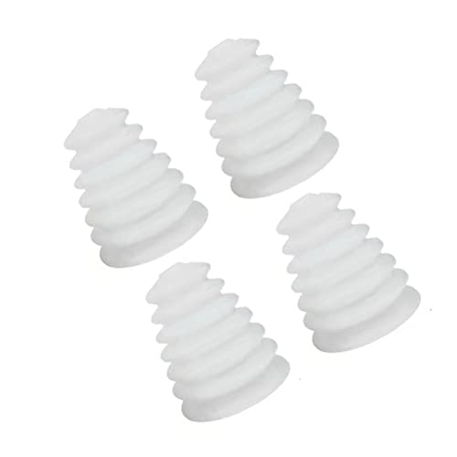 IWOWHERO 4pcs Hammer Dust Cover Drill Bit Dust Collector Hammer Drills - Cover Drill Dust Drills Collector Cover Efficient Dust Collector for Electric Drill Home Hammer White