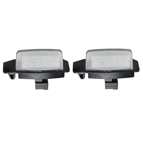 Piloto de matrícula para Mitsubishi Lancer 8 y Outlander XL CW luz trasera homologada de 12V