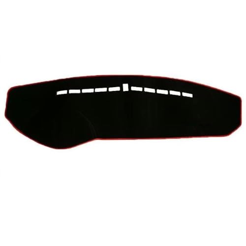 Alfombrilla de salpicadero Hyundai NF 2005-2009 roja protectora de coche LHD