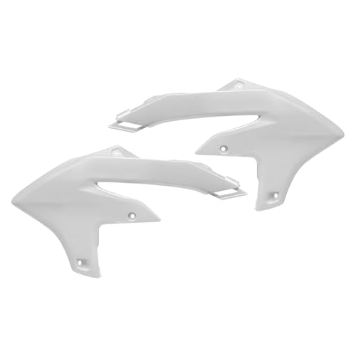 Caches de radiateur Polisport 8498400002 blanc pour motos Yamaha