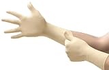 Ansell Nitrilite 93-401 Nitril-Handschuhe, Chemikalien- und Flüssigkeitsschutz, Weiß, Größe 9-9.5 (100 Handschuhe)