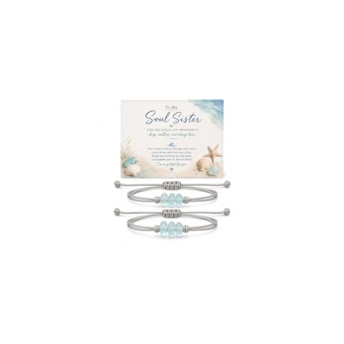 Sea Glass Bracelet for Women