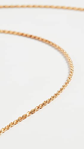 Men's Rope Chain Necklace, Polished Gold, One Size3