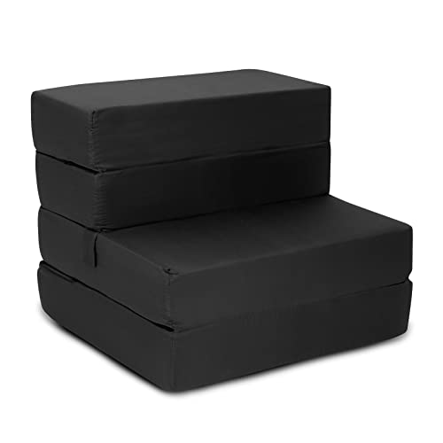 Catálogo para Comprar On-line Sofa Cama Individual Economico . 47 Onof Sofá Plegable | Colchón Plegable | Sofá Cama portátil | Sillón 2 en 1 | Cama Individual (Negro)