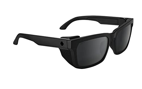 Spy Optic Helm Tech Sunglasses Matte Black with Happy Gray Green With Black Spectra Mirror Lens3