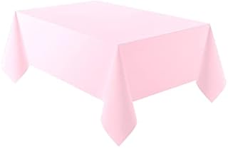 Amscan 9915405-201 Plastic Tablecover Marshmallow