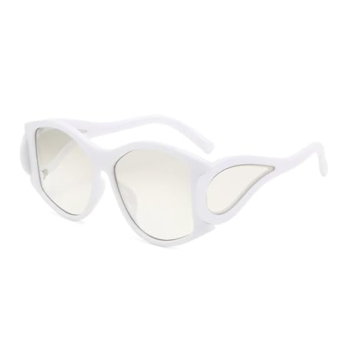 Lunettes de soleil ovales tendance punk pour les festivals d'été