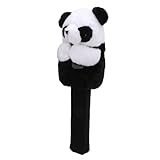 Golf Club Headwear, Golf Club Headwear Plush Panda Shape Cute on the Outside