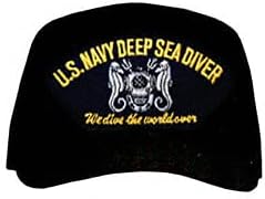 U.S. Navy Deep Sea Diver with Helmet Ball Cap
