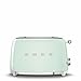 Produktbild Smeg, 2x2 TSF01PGEU -Toaster, 2 Schlitze für 2 Scheiben, 6 Vergoldungsniveaus, Heizfunktion, Abtau- und Bagel- Funktion, Sammelschublade, 950W, Pastellgrün