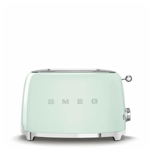Smeg TSF01PGEU Brödrost 2 skivor, pastellgrön