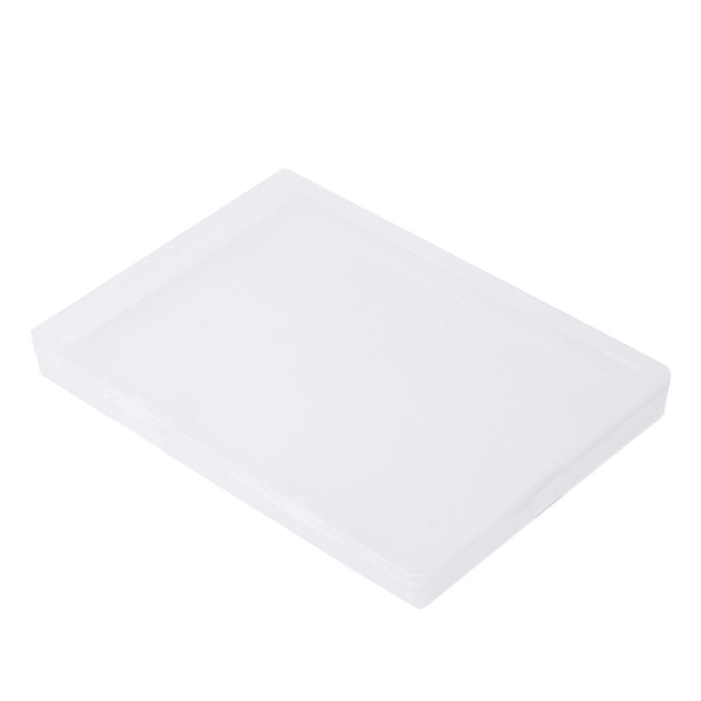 Rectangle Plastic Storage Box w Hinged Lid 7 1x5 1x0 7inches Storage Container Storage Case for Storing
