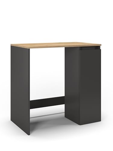 regalik Meuble pour Machine à Laver Effet Bois - Meuble Robuste au-Dessus du Lave-Linge avec Plateau, étagère de Salle de Bain résistante à l'humidité...
