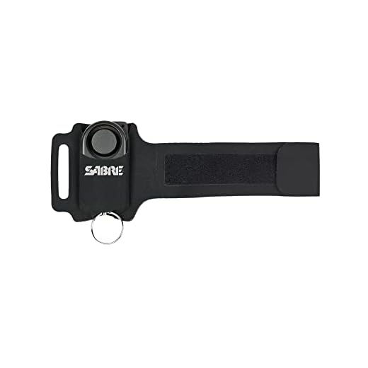 SABRE Multi Purpose Personal Alarm, Use With Keychain or Adjustable, Reflective and Weather-Resistant Wrist Strap, Piercing 130 db Alarm, Audible 1,000 Feet (300M) Range