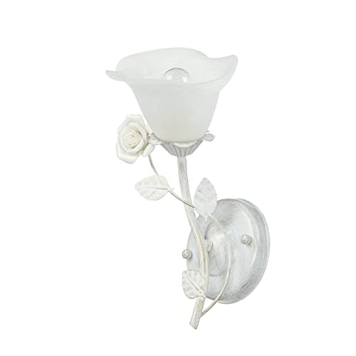 Romantica lampada da parete interna Fleure in