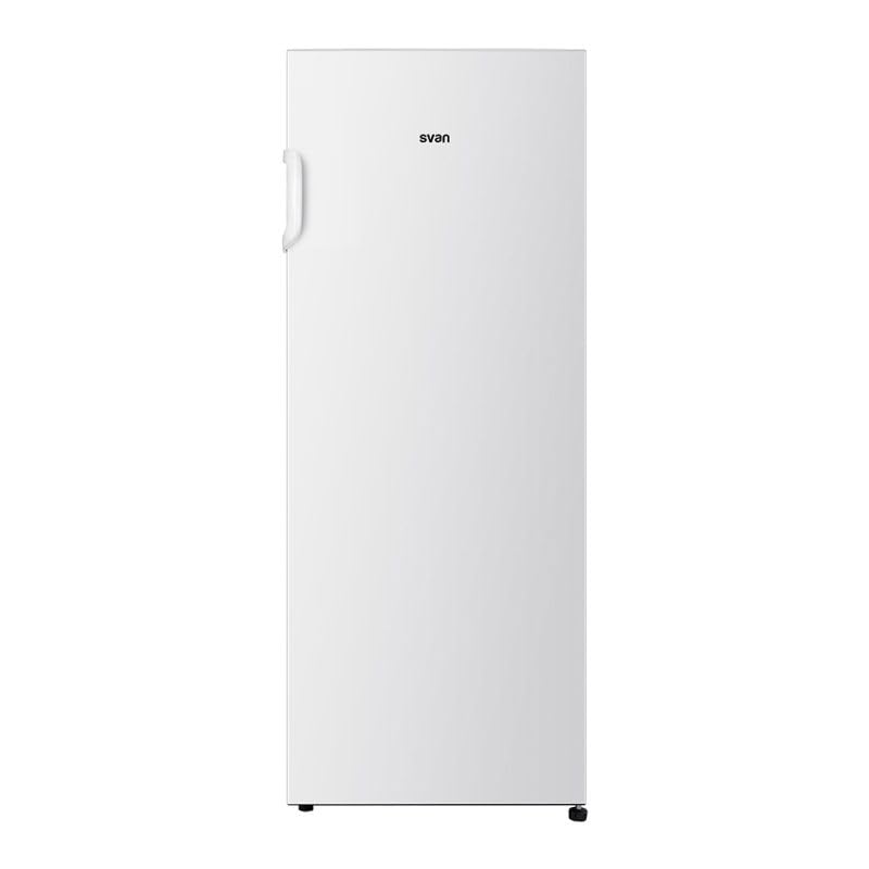 Svan Congelador vertical Blanco SCV145501E. Capacidad 165 Litros, Bajo nivel Sonoro, Eficiencia Energética Clase E