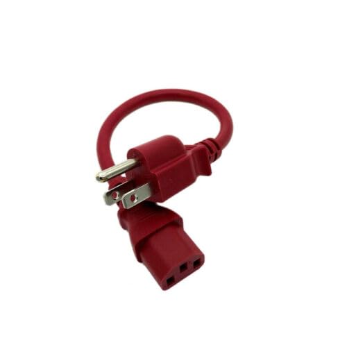 Replacement for fits 1' Red Power Cable for Microsoft Xbox 360 Brick Charger Adapter