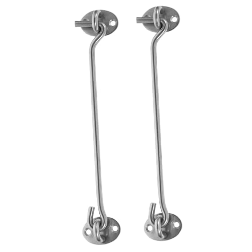 NULYLU Thickened Window Hook Sturdy Metal Latch Hooks Easy Installation Household Use